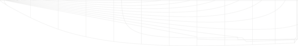 Lignes de carène du Nomad 40, pour décorer