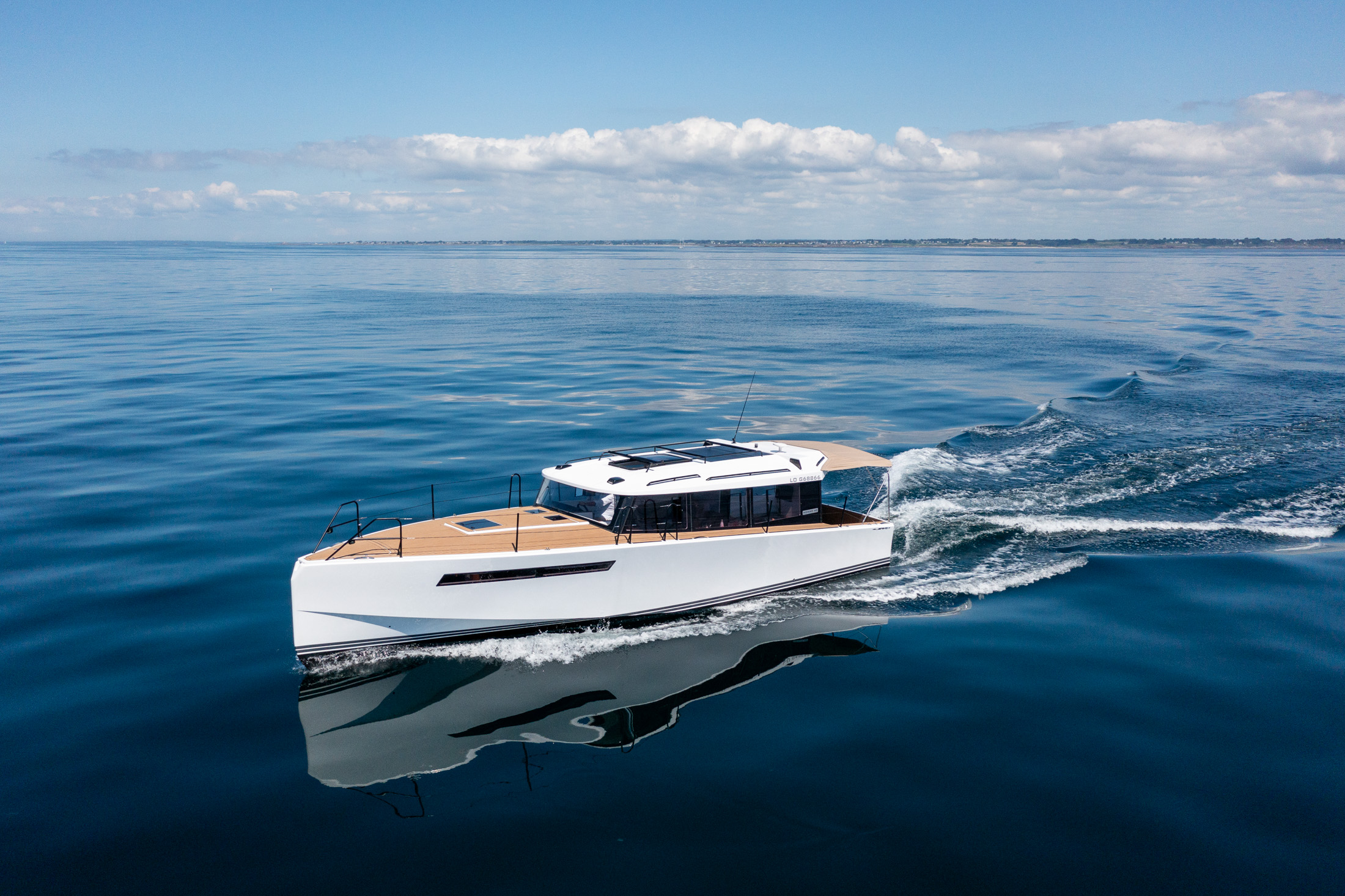 Le nouveau Nomad 40 du chantier JKP Composites, Bretagne sud, le 25 juin 2024, Photo © Jean-Marie LIOT