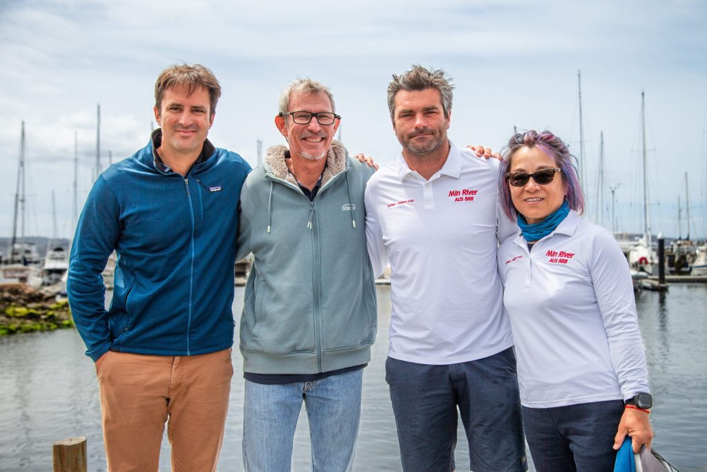 Michel Quintin et son équipier, Alexis Loison et Jiang Lin
