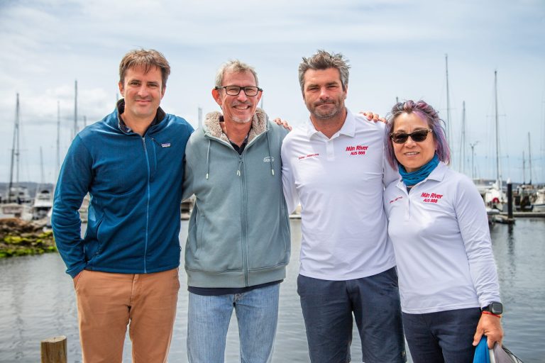 Michel Quintin et son équipier, Alexis Loison et Jiang Lin