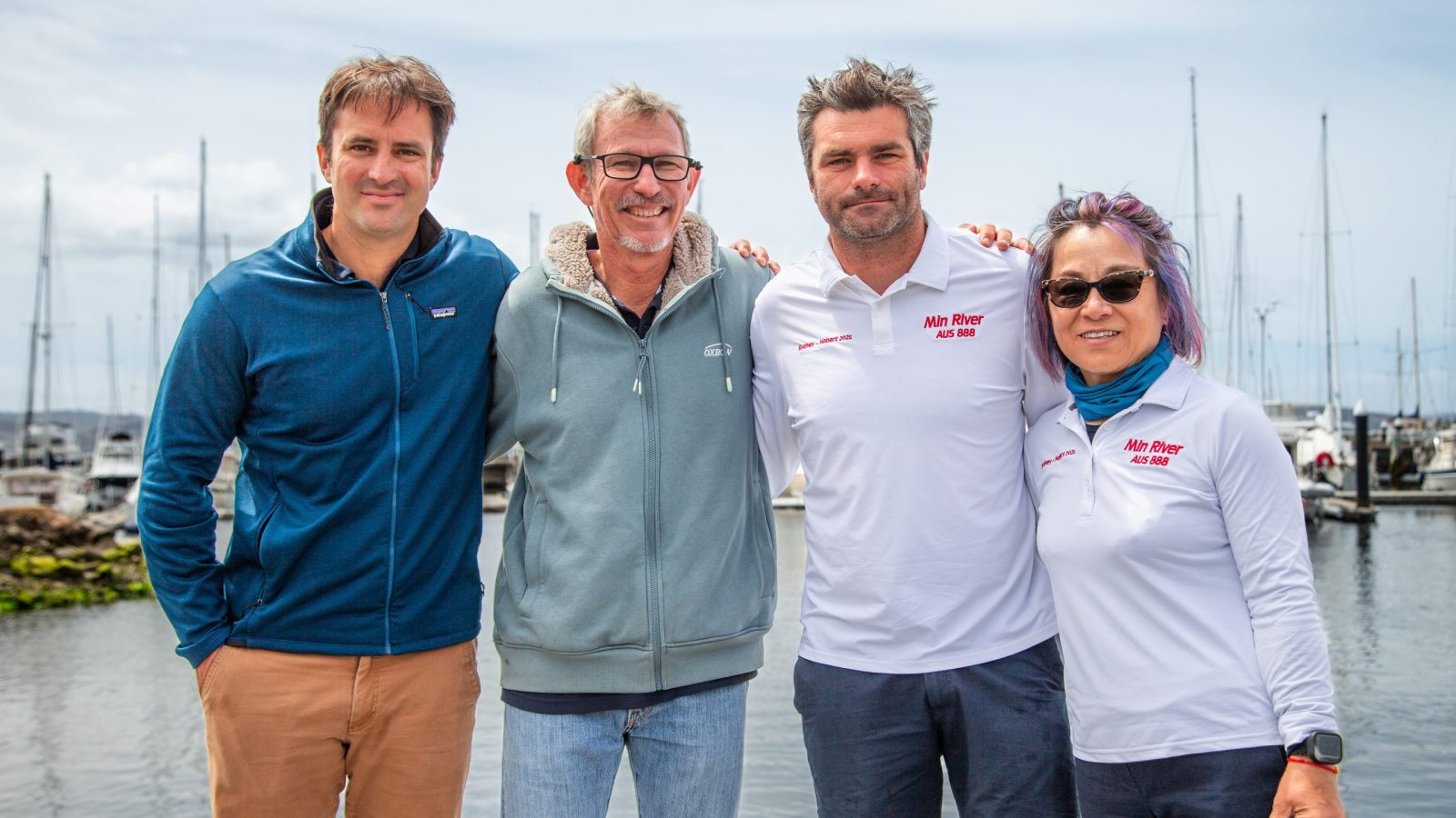 Michel Quintin et son équipier, Alexis Loison et Jiang Lin