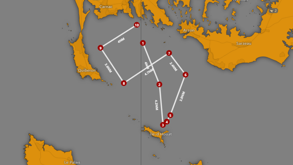 Parcours du Spi Ouest France le vendredi