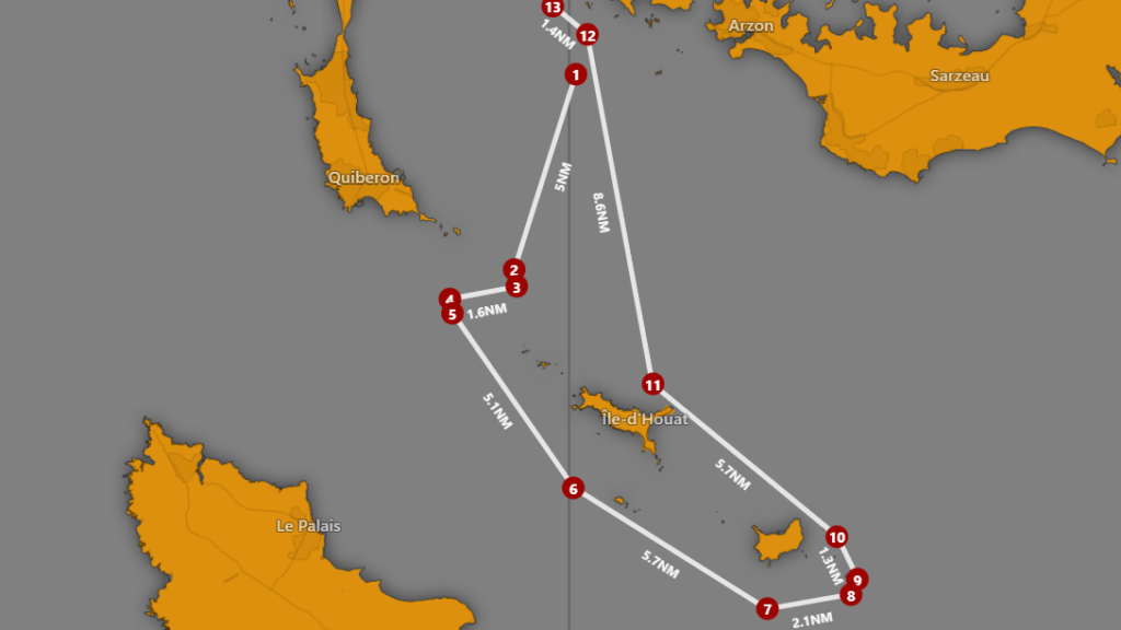 Parcours du Spi Ouest France le dimanche